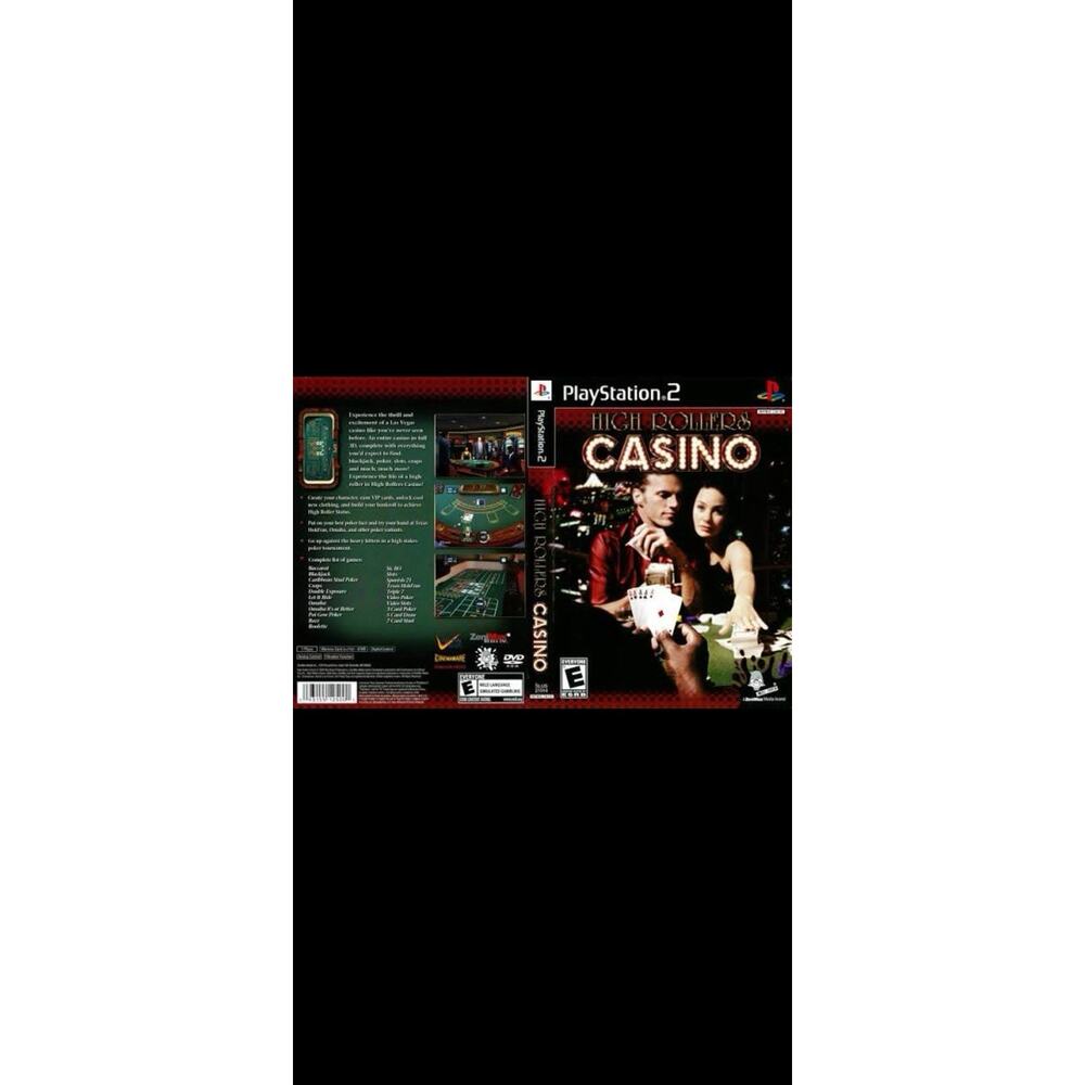 High Rollers Casinos - Sony PlayStation 2 COMPLETE CIB TESTED